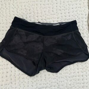 Camo lululemon shorts